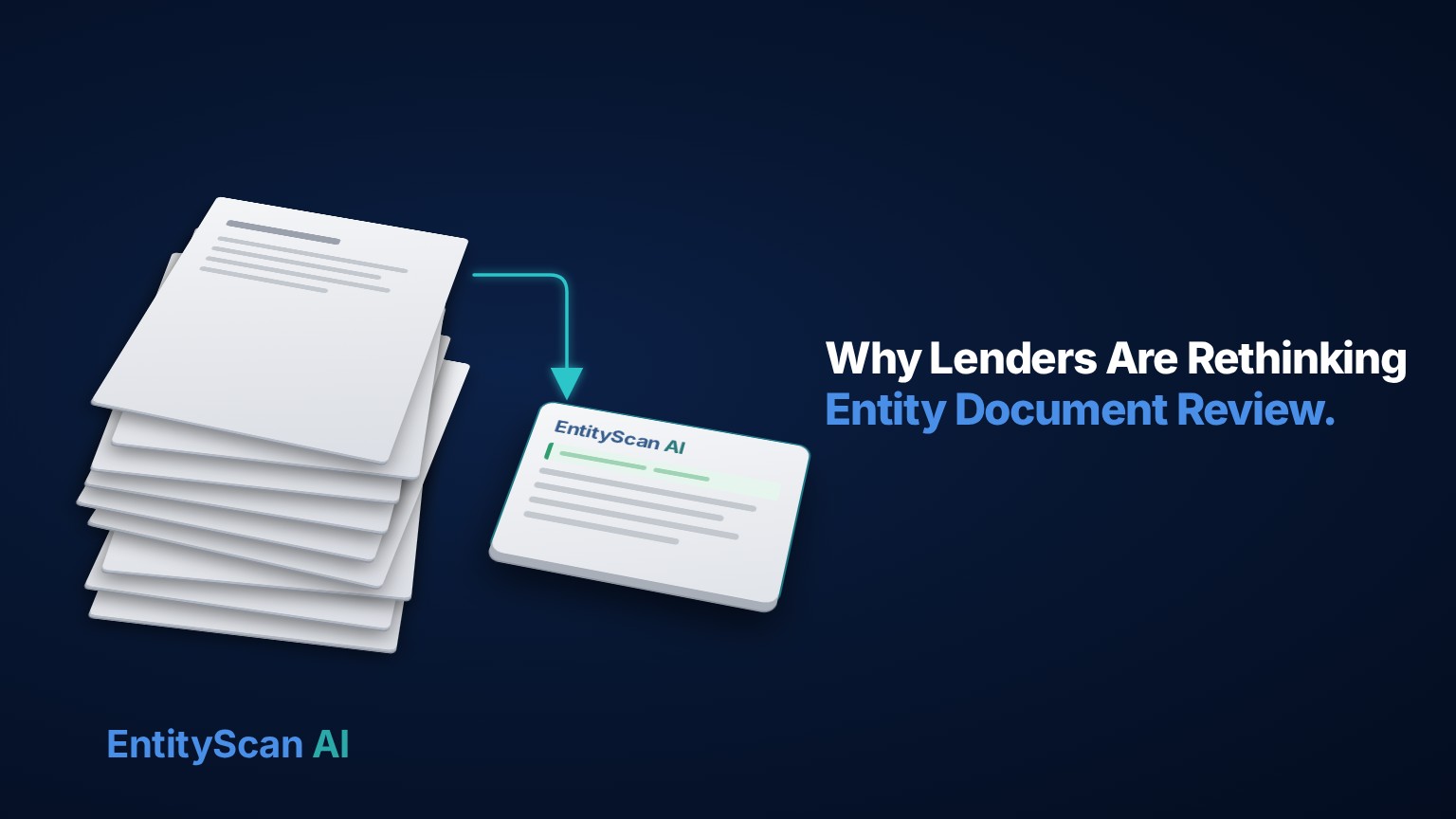 Entity documents - operating agreement, formation documents, amendment - flowing into a single EntityScan report