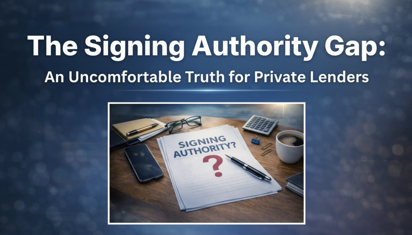 The Signing Authority Gap - document with signing authority question mark on desk
